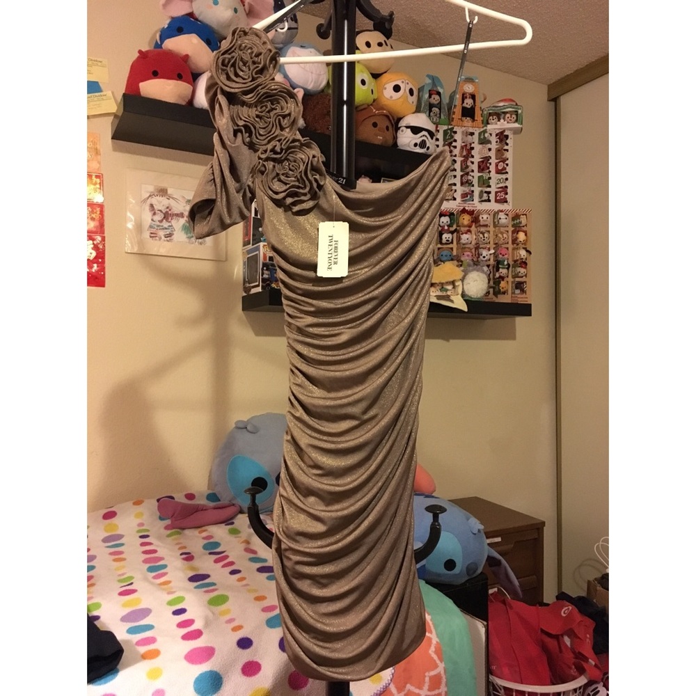 NWT Forever 21 Ruched Mini Dress